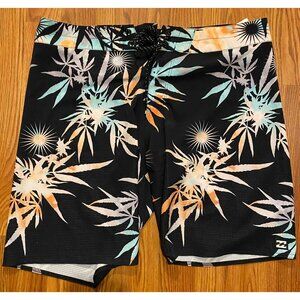 Billabong Sunday Airlite Stretch Board Shorts Island 420 Style Aloha Mens 32 9"